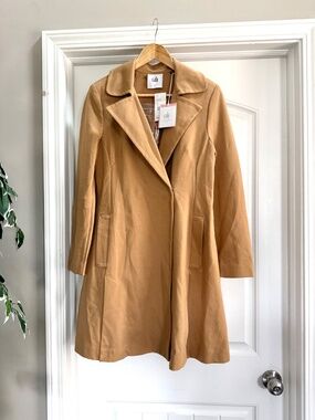 CAbi Casablanca Trench Coat Style #3037 Camel Love Carol Outlet Size M NWT